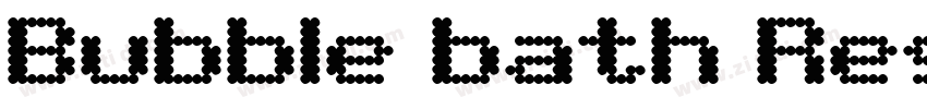 Bubble bath Regular字体转换